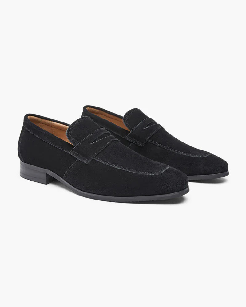 Brighton | Suede Penny Loafers