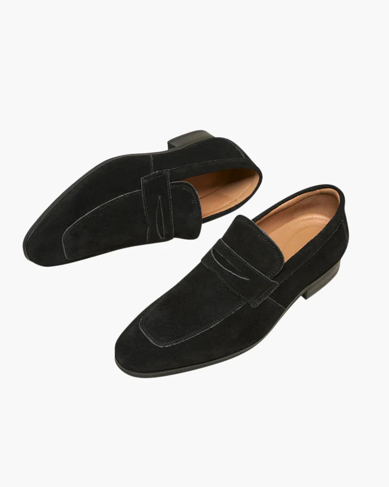 Brighton | Suede Penny Loafers