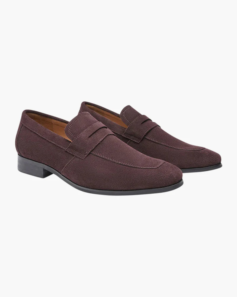 Brighton | Suede Penny Loafers